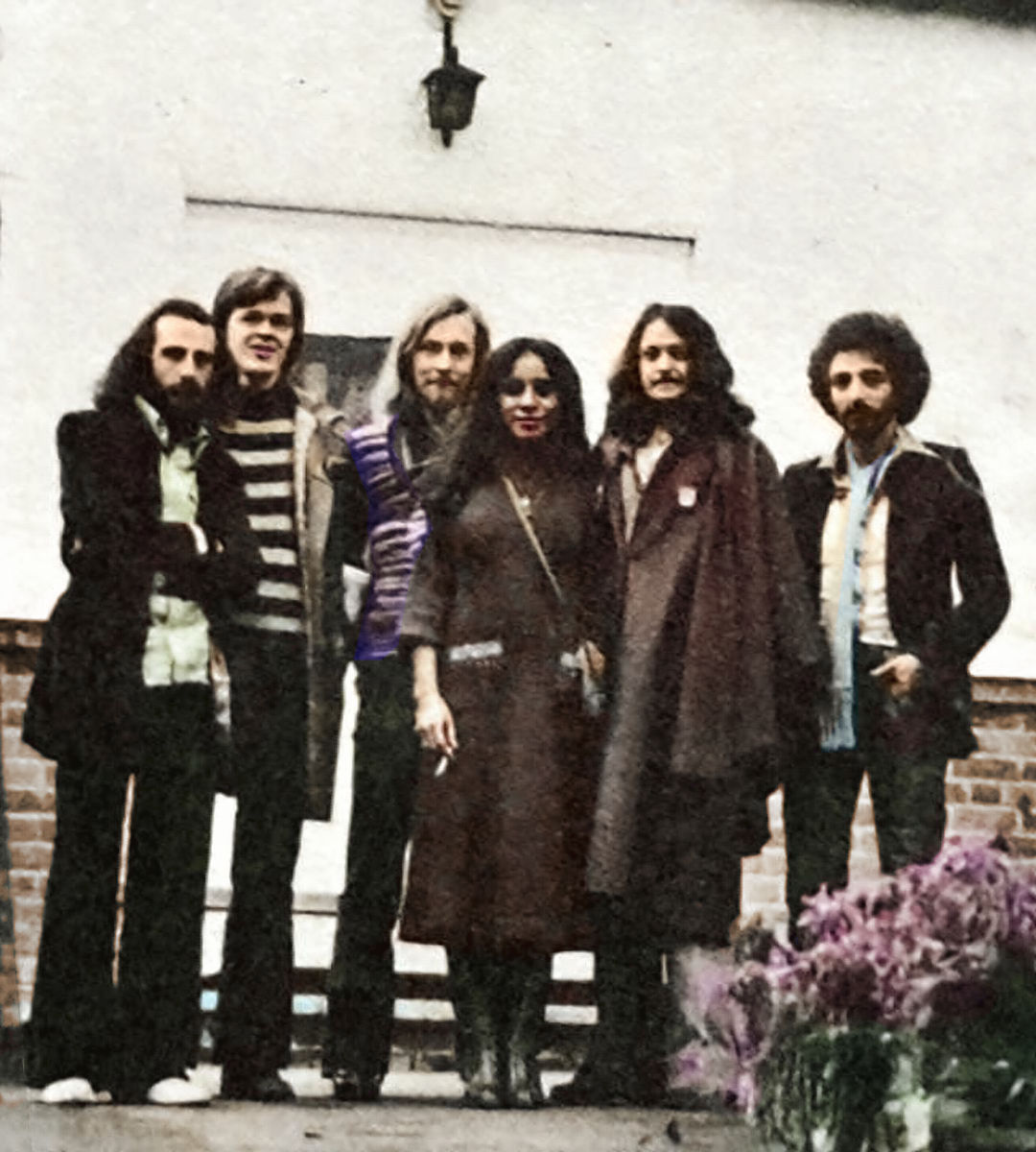 Джон Андерсон с друзьями в 1976-м