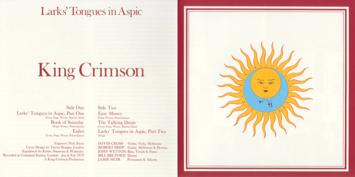 King Crimson — Larks' Tongues in Aspic (1973)