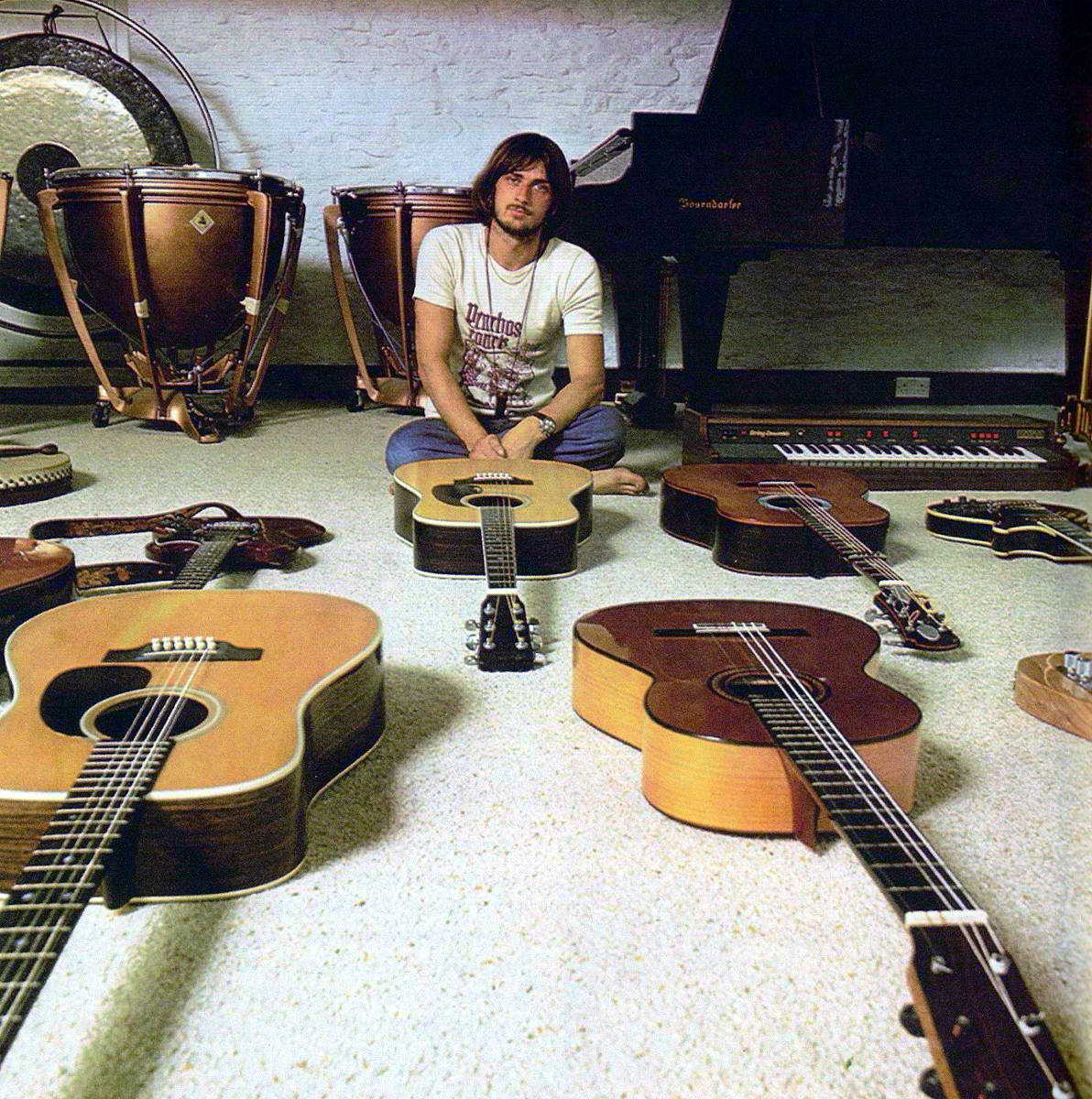 Майк Олдфилд и музыкальные инструменты в 1976-м