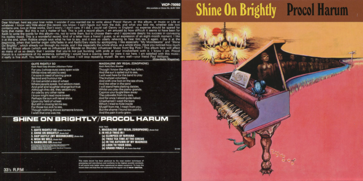 Procol Harum — Shine On Brightly (1968)