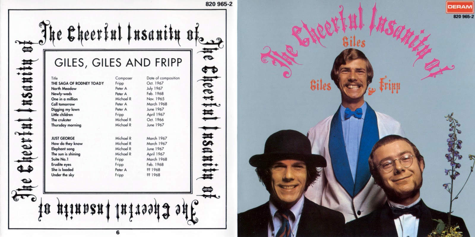 Giles, Giles & Fripp — The Cheerful Insanity of Giles, Giles & Fripp (1968)