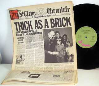 Газета-обложка «Thick as a Brick»