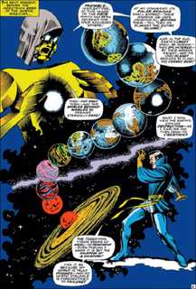 Страница Marvel'овского комикса «Strange Tales #158» от июля '67
